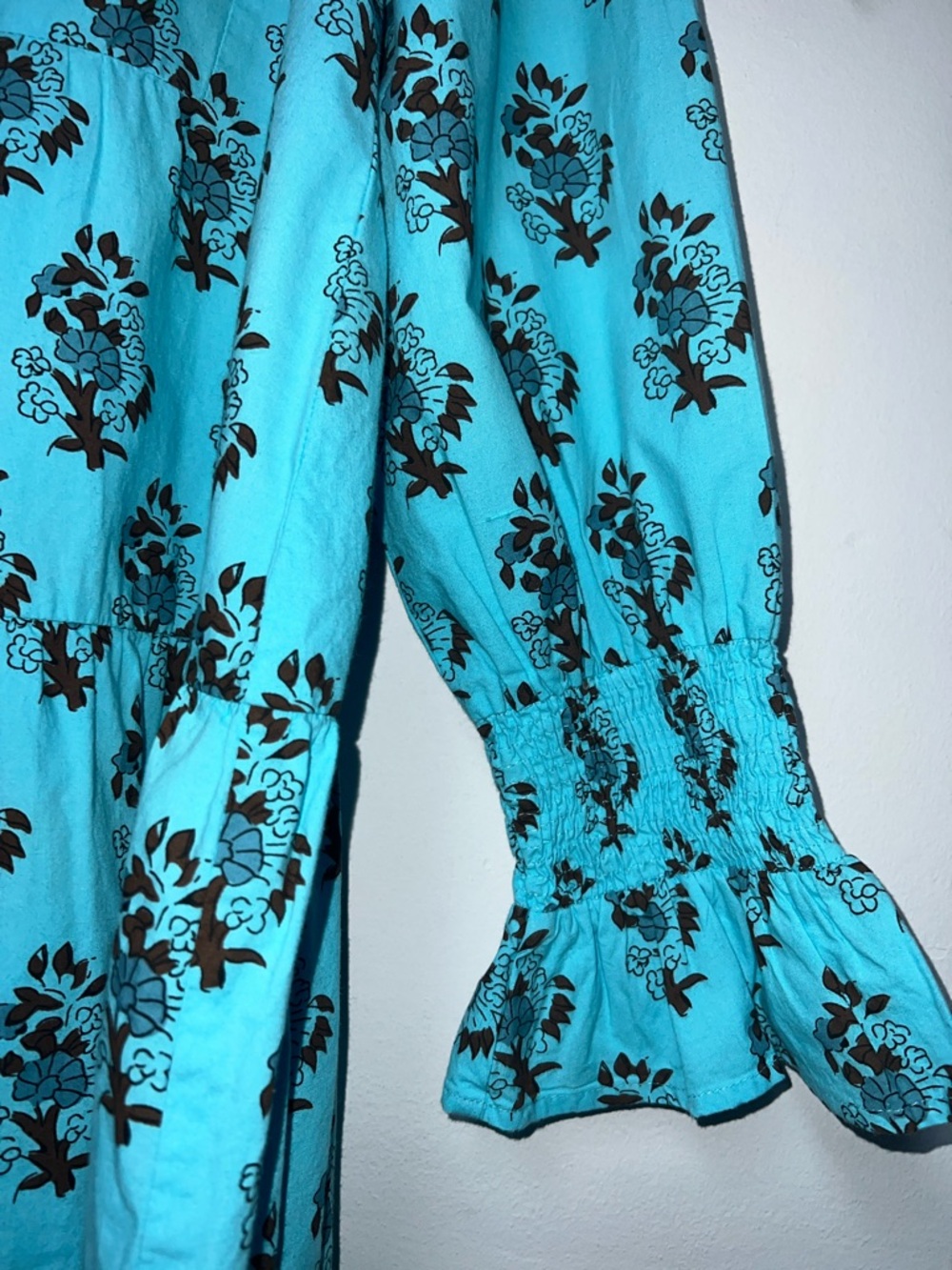 Tuckernuck tnuck TropicalTurquoise bouquet kenzo Mini Dress Boho, Beach Resort - Picture 4 of 9
